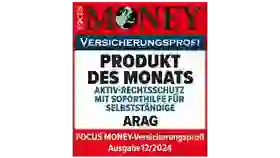 Focus Money Produkt des Monats Gewerbe-Rechtsschutz 2024