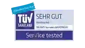 T&Uuml;V Saarland Sehr Gut Schaden-Service 2025