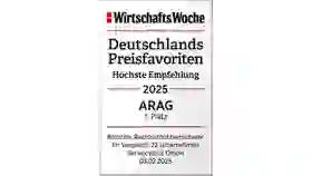 WirtschaftsWoche Deutschlands Preisfavorit Rechtsschutz 2025